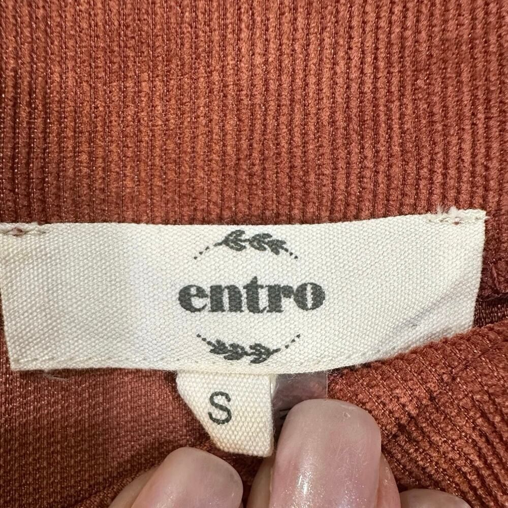 Entro Corduroy A Line Button Up Y2K Mini Skirt SZ Small Academia Back to School - Picture 5 of 12